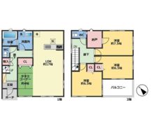 四街道市小名木戸建12号棟の間取り画像