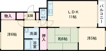 ハイグレード新札幌の間取り画像