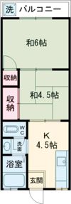 植松マンションの間取り画像