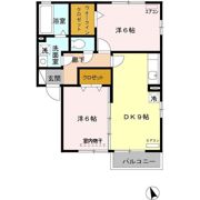 シャトーフェニックス Aの間取り画像