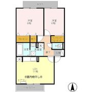 ラミアカーサお花茶屋の間取り画像