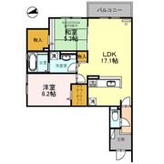 ガーデンパレス箕面 Aの間取り画像