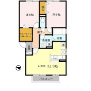 パークハイム壱番館 B棟の間取り画像