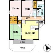 さくらハイツ Bの間取り画像