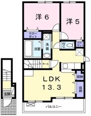 フリーデⅠの間取り画像