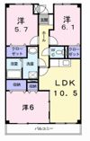エバーグリーンの間取り画像