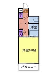 オリエントハイツ天神南の間取り画像