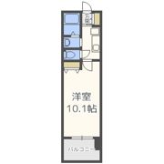 レジディア三宮東の間取り画像