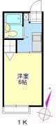 シティハイムヨシダCの間取り画像
