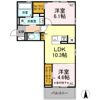 ピュア大里Ⅰの間取り画像