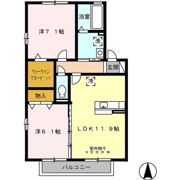 ソレイユ朝日の間取り画像