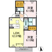 クローバーハイツ21の間取り画像