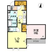 セジュール トリニテⅡの間取り画像