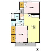 セジュール福間 B棟の間取り画像