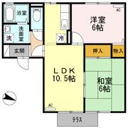 ヴィラ沼山津の間取り画像