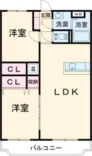 ユーミー須賀の間取り画像