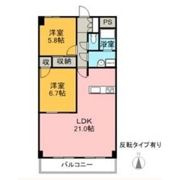 プロミネント四日市の間取り画像