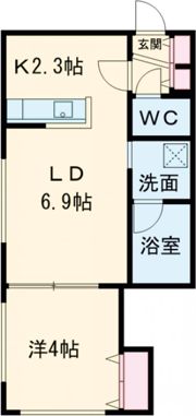 Alegria月寒中央(アレグリア)の間取り画像