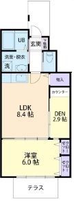 Gracieux（グラシュー）泉町の間取り画像