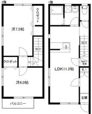 ハウスコーリュウ 東の間取り画像