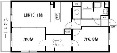 アレンダール南若林の間取り画像