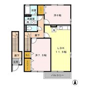 クラージュタウン A/B/Cの間取り画像