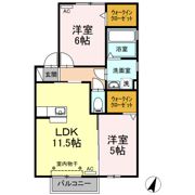 サンハイツ雅 B棟の間取り画像