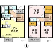 昴イースト 伍の間取り画像