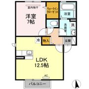 スプリング フィールド A棟の間取り画像