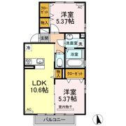 セジュールグレイスⅢの間取り画像