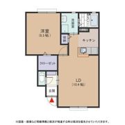 サンガーデン上川 Dの間取り画像