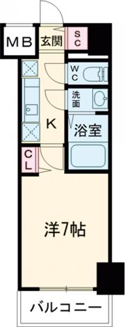 メイクス城西レジデンスの間取り画像