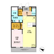 クレアドルーン越谷の間取り画像