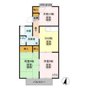 サンヴィラージュA・Bの間取り画像