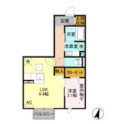 ブライト・フルールの間取り画像