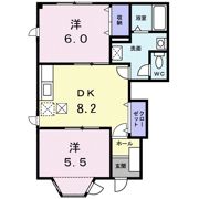 サンライト三屋 Cの間取り画像