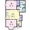 サンライト三屋 Cの間取り画像