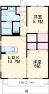 ユーミーソルフレイアの間取り画像