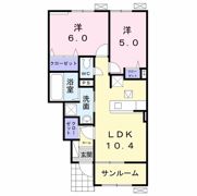 アルドーレ Aの間取り画像