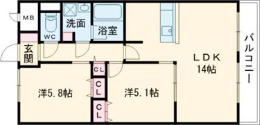 パーク・フォレストの間取り画像