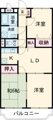 ラ・セゾンの間取り画像