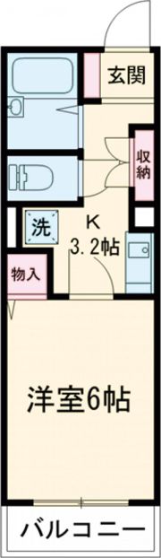 アライブ滝本の間取り画像