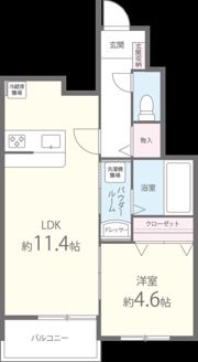 Benesta久留米の間取り画像