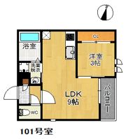 Grandtic K－ONEの間取り画像