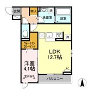 アラモード郡山の間取り画像