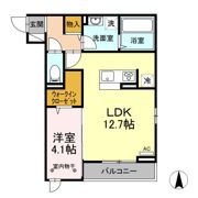 アラモード郡山の間取り画像