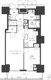 グランクロスタワー広島 アイコートの間取り画像