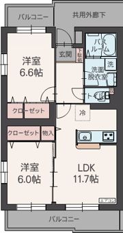 フェリーチェの間取り画像