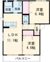 ファルカス Ⅰ A棟の間取り画像