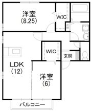 アルモニアBの間取り画像